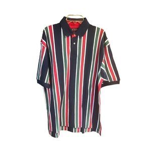 Carriage Street Men’s Polo Striped Shirt Sz XL NWOT ***